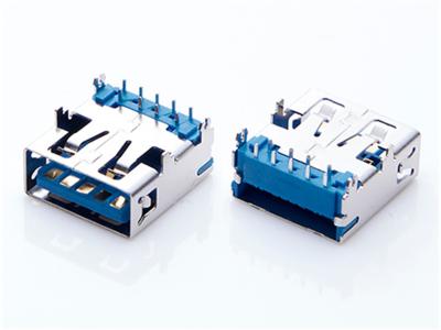 China USB3.0 Female A Type, Receptacle, Connector,DIP,H=6.26, HULYN for sale