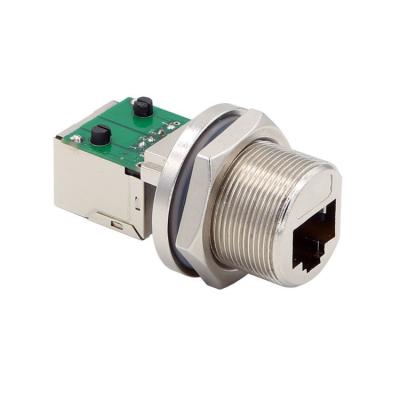 China Waterproof, RJ45 connector, metal housing, IP67， RJ45 Modular Jack ,  HULYN for sale