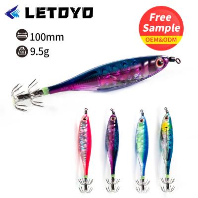 China LETOYO LT130805 Luminous Jigs ULTRA PRIMER squid egi shrimp lure 10cm insert 9.5g insert 9.5g yo crystal internal glow-in-the-dark zuri LT130805 for sale