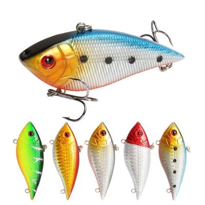 China 70mm ABS Plastic Vib Lure PESCA Jigging Bass Pike Trout Lure Artificial Hard Vibration Bait Chatter Vibe Lure 11g ABS Plastic for sale