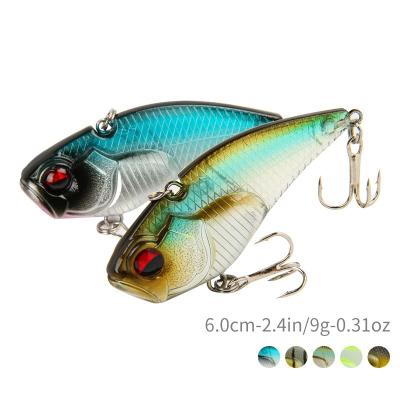 China ABS Plastic VIB Lures 9g 60mm ABS Plastic Artificial Hard Bait Vibe Fishing Lure Chatter Vibration Fishing Sinking Wobbler Lipless for sale