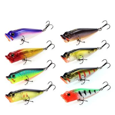 China ABS plastic 65mm snap 6g lures fishing lures sea water artificial hard black minnow floating body bait iscas fishing lure for sale