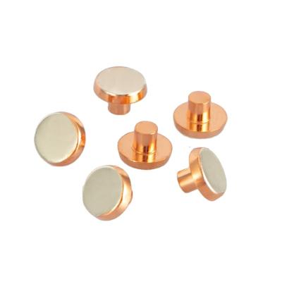 China Electronics Electrical Contact Silvery Copper Bimetallic Conatct Copper Electrical Contact for sale