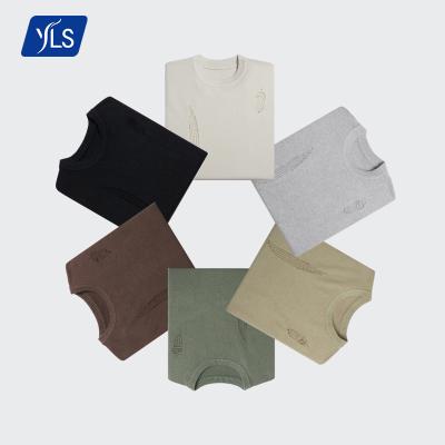 China Breathable YLS Custom Knit Sweater Mens New Hot Hole Autumn Men Drop Sweater for sale