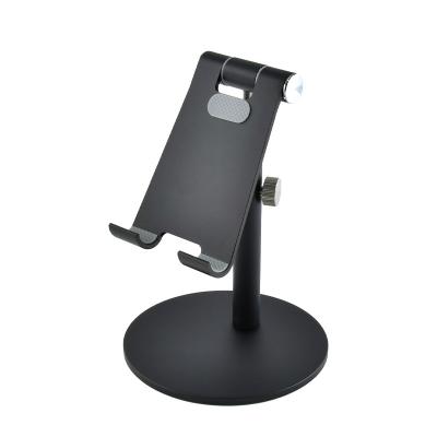 China Dual Adjustable Rotating Foldable Foldable Lazy Phone Holder Mobile Phone Roller Smartphone Desktop Alloy Metal Adjustable Stand Table Stand for sale