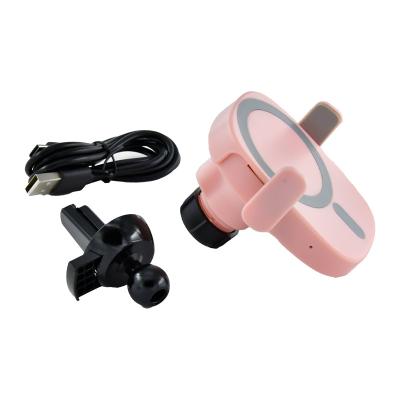 China Mobile Charging 2022 New Technology 15W 10W Qi Fast Auto Car Charger 15W Car Mount Phone Fastening Wireless Holder for sale