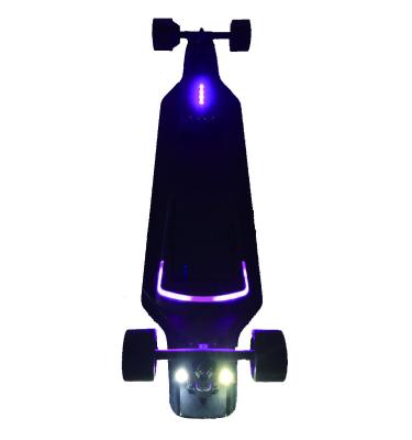 China Men fast 45km/h boosted long board e skate dual hub motor cheap longboard FOC electric skateboard for sale