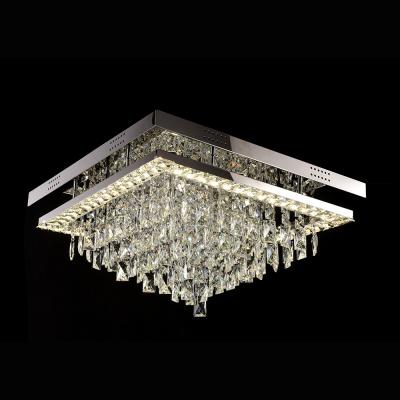 China Contemporary Modern Fancy Decorative Round Led Lighting Crystal Lamp Fixtures Ceiling Lights With Recessed Flush Mount Price for sale