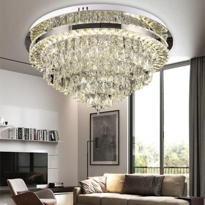 China Modern Indoor Living Room Kitchen Bedroom Decoration Light Crystal Glass Dimmable LED Ceiling Pendant Lamp For Home Decor China for sale