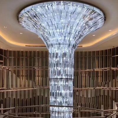 China Modern Decorative Crystal Chandeliers For Hotels Trumpet Pendant Lights Egyptian Crystal Chandelier by Showsun for sale