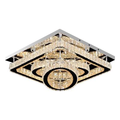 China Royaleyeslighting Manufacturer Modern Crystal Chandelier Surface Mount LED Ceiling Light Fixture for Cafe Home Restaurant SC7015 for sale