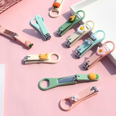 China Useful Amazon RTS Beauty Tool Nail Clippers Manicure Cartoon Cute Hot Selling Cute Nail Clippers for sale