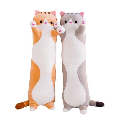 China 2021 New Design Sleeping Birthday Toy Plush Cat Cute Long Soft Toys For Girlfriend for sale