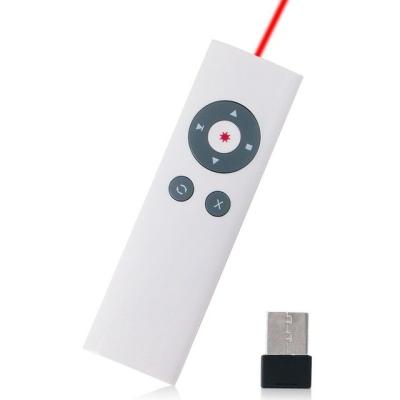 China Powerful Red RF Wireless Presenter Shortcut Keys For PPT Presentation for sale