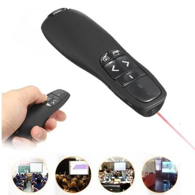 China Portable R400 RF Wireless Presenter Receiver Pointer Case Remote Control for sale