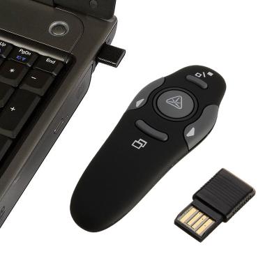 China 2.4GHz Wireless Presenter with Red Laser Pointers Pen USB RF Remote Control for sale