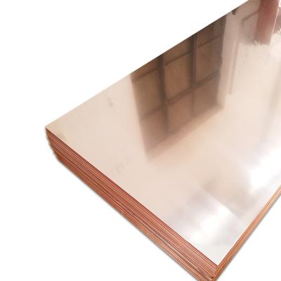 China High quality industrial industry 2mm thick polished copper sheet for sale for sale