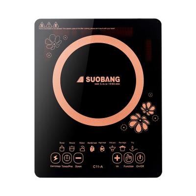 China RV Internationality Profession CE CB GS Induction Cooker Single Plate Microcomputer Electric Induction Cooker 1500W for sale