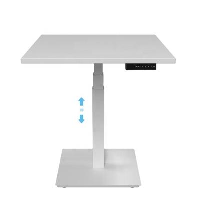 China (Height) Adjustable Electric Single Column Sit Stand Up Height Adjustable Desk for sale