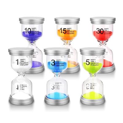 China High Quality Modern Hourglass Sand Timers Sand Glass Sandglass Timer Hourglass Timer Clock For Kids Teachers for sale