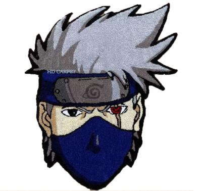 China Wholesale Cool Design Anime Naruto Uzumaki Washable Hand Adorned Blanket Die Cut Mat for sale