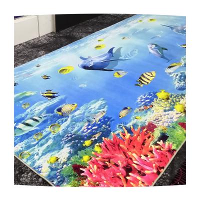 China Support 1 PCS Order Vivid 3D Washable Custom Carpets Rugs Living Room for sale