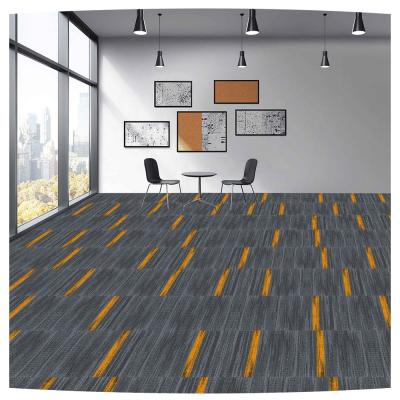 China MKB5859 Modern Commercial Use 100% Nylon Printed Modular Carpet Tile for sale