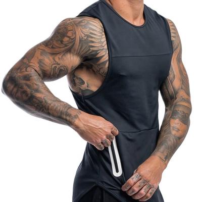 China Wholesale Custom Mens Smooth Bodybuilding Fitness Gym Breathable Tank Top for sale