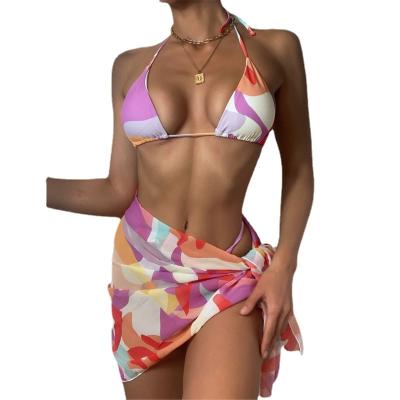 China Breathable Three Piece Suit In Stock Item Custom Made Girls Luxury Swimwear for sale