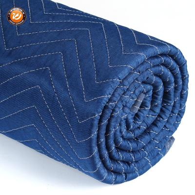 China Disposable High Quality moving blankets nonwoven fabric furniture moving blankets Packing Moving Blankets for sale