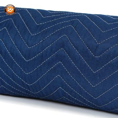 China Disposable manufacturer moving blankets recycle furniture 72x80 moving packing blankets blanket pad for sale