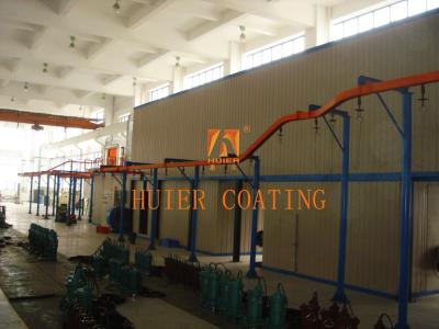 China Electrically Powered Spray Electrostatic Painting Line Achieving 5 Micron Coating Accuracy for sale