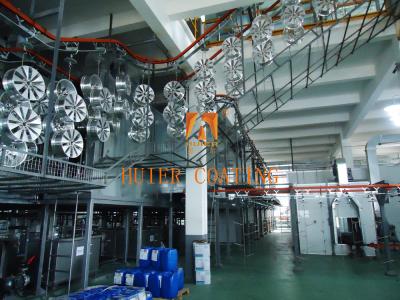 China 5 Sprayers Electrostatic Coating Line With Continuous Operation And Stable Performance for sale