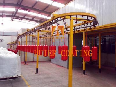 China Aanpasbare kleur Energiebesparende Mesh Belt Powder Coating Conveyor Systems Powder Coating Line Te koop