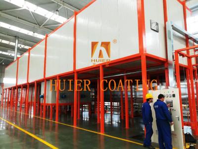 China Powder Coating Production Line / Electrostatic Coating Line With Excellent Corrosion Resistant for sale