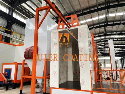 China 12000Gauss Electrostatic Fluidized Bed Powder Coating Line For Enhanced Finish for sale