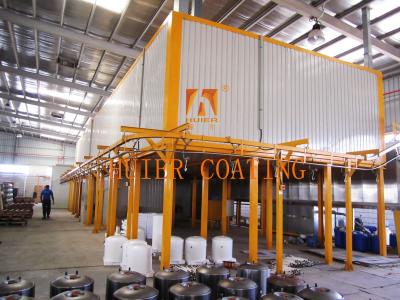 China Adjustable Pre Treatment Iron Automatic Powder Coating Line With Energy Saving for sale