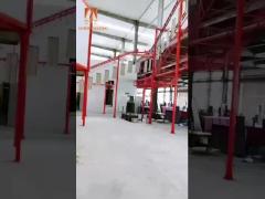 PLC Controlled Ceiling Mounted Steel Hanging Conveyor System with Chain Hanger