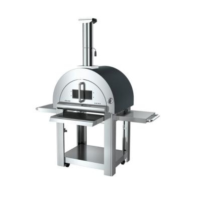 China New Design Adjustable Height Stainless Steel Wood Fire Outdoor Pizza Oven for sale