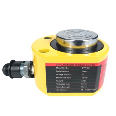 China Ultrathin Car Jack FPY-30 Hydraulic Jack 30T Hydraulic Cylinder for sale