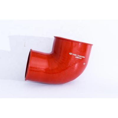 China Universal 90 degree high temperature resistance silicone hose elbow with multiple sizes for intercooler and radiator for sale