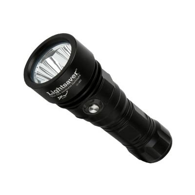 China Gifts Lightsaver LS-D03 XM-L2 3LED Underwater 100meters Scuba Diving Flashlight Camping Torch With 18650/26650 Rechargeable Battery for sale