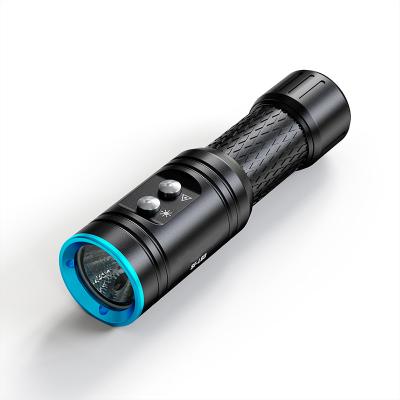 China 1200LM L03 Camping Diving Flashlight With Green Laser LED High Power Led Switch 18650 Rechargeable Battery Torch And Two Easy for sale