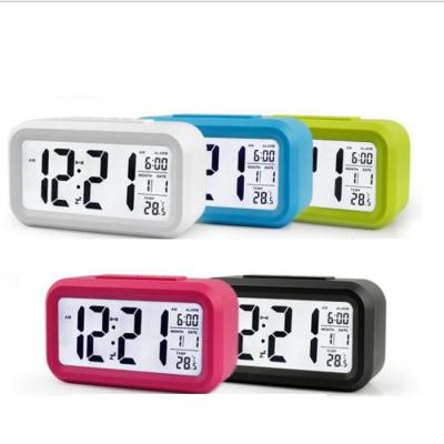 China Hot Selling Calendars Factory Price Promotional Gifts LCD Small Digital Alarm Clock for sale