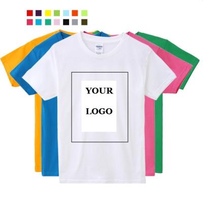 China Free Shipping Anti Shrink Quality Custom Logo Printing Premium 100% Cotton T-shirts For Kids for sale