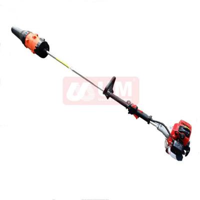 China New Model Gasoline Backpack Brush Cutter With Leaf Fan Head UM for sale