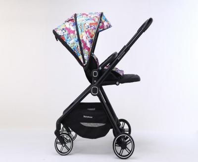 China New Safety Baby Stroller Can Sit Or Lie Down Walker Folding for sale