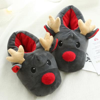 China CUSHIONING 2021 Free Sample Winter Home Bedroom Animals Wholesale Soft Slippers For Women for sale