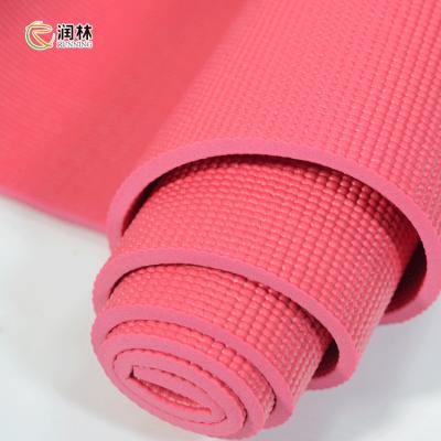 China Extra Thick 6mm PVC Yoga Mat And Exercise Mat High Density Anti Tear for sale