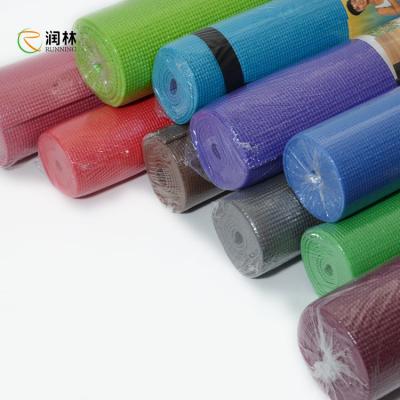 China 8mm PVC Yoga Mat , Superb Resilience Multi Purpose Exercise Mat for sale